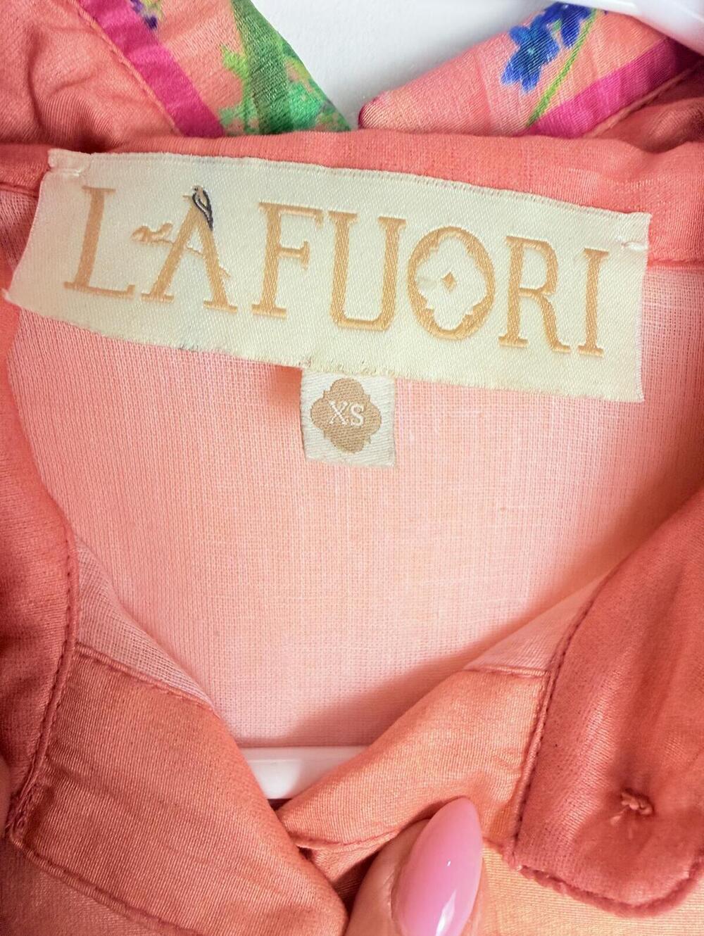 Lafuori Floral Gradient Long Sleeve Dress - Picture 6 of 11